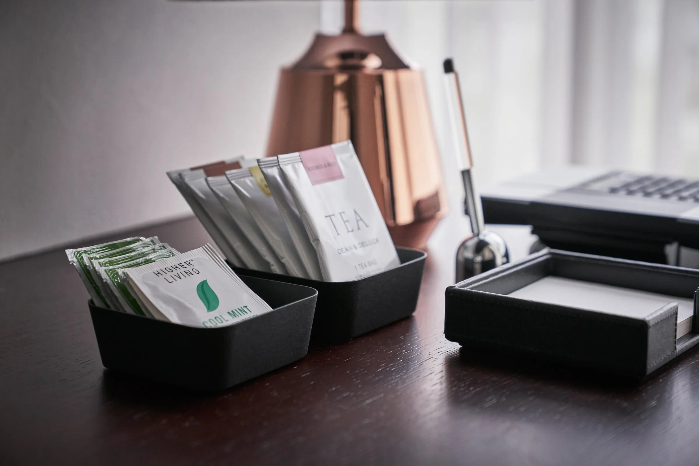 Vanity Tray - Flat - Two Sizes - Steel from Yamazaki Home