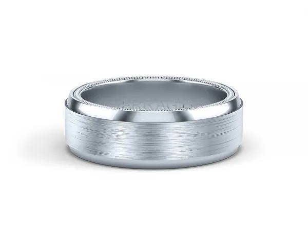 Verragio Titanium & Gold Men's Wedding Band