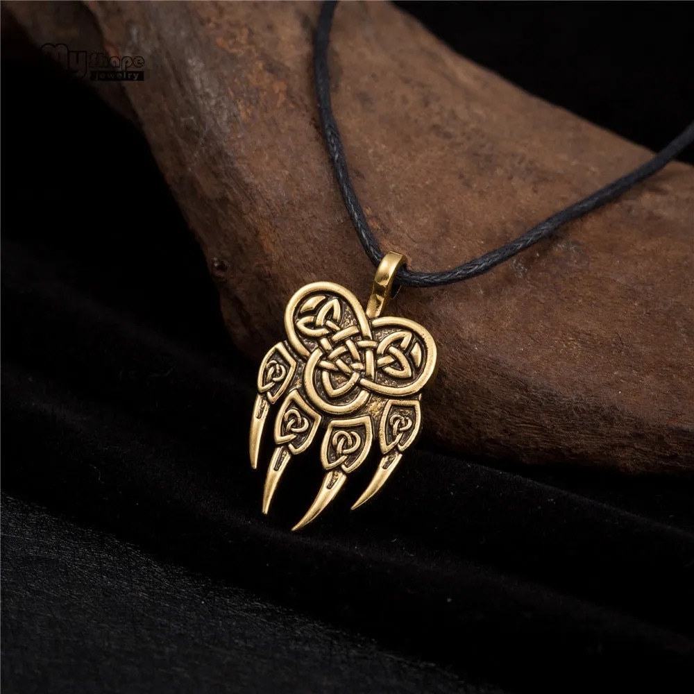 Viking Wolf Claws Necklace