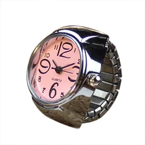 Vintage Punk Finger Watch Couple Rings