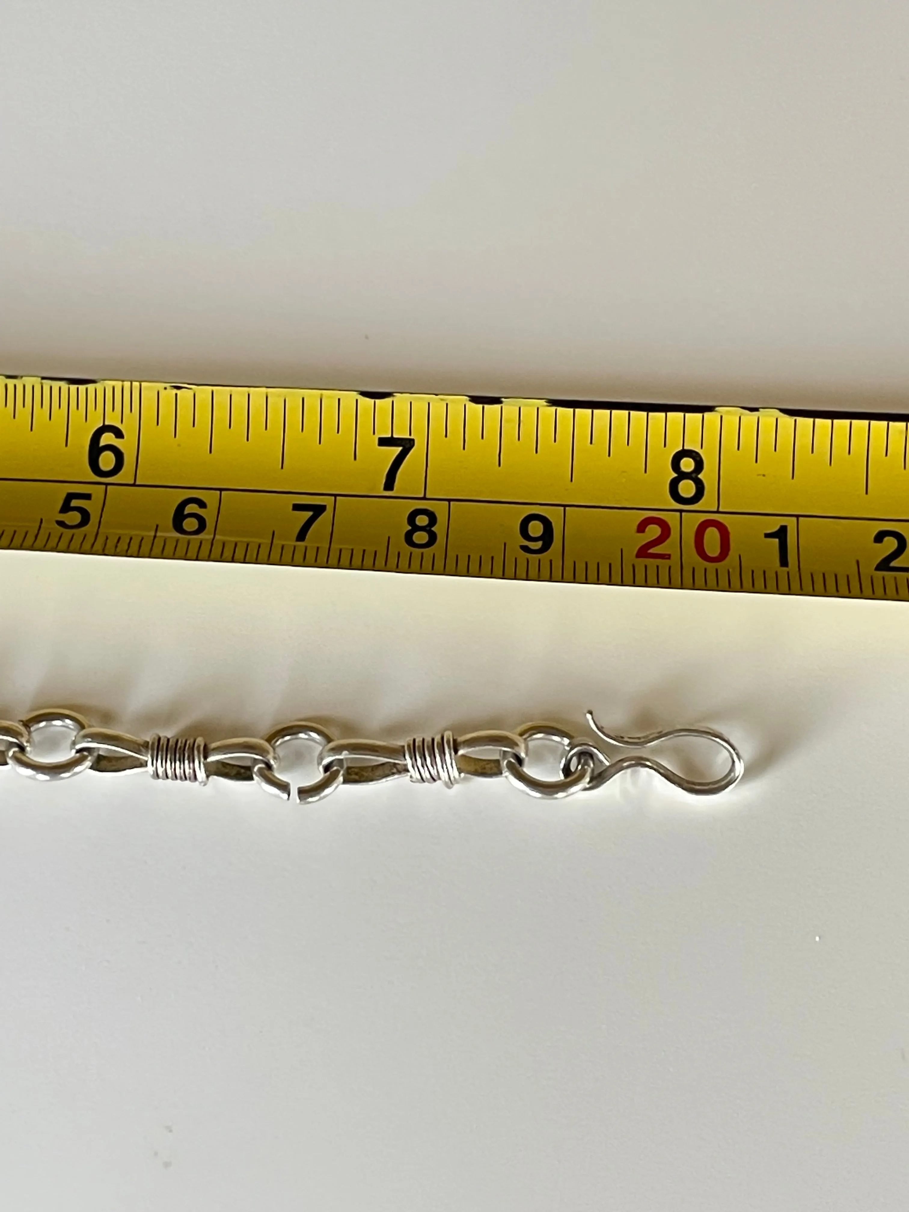 Vintage Silver Barb Wire Sterling Silver Bracelet