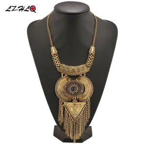 Vintage Tassel Long Pendant Necklace