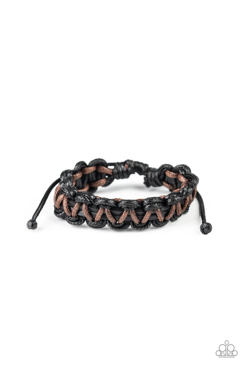 WEAVE It at That Black Paparazzi Bracelet