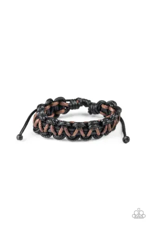 WEAVE It at That Black Paparazzi Bracelet