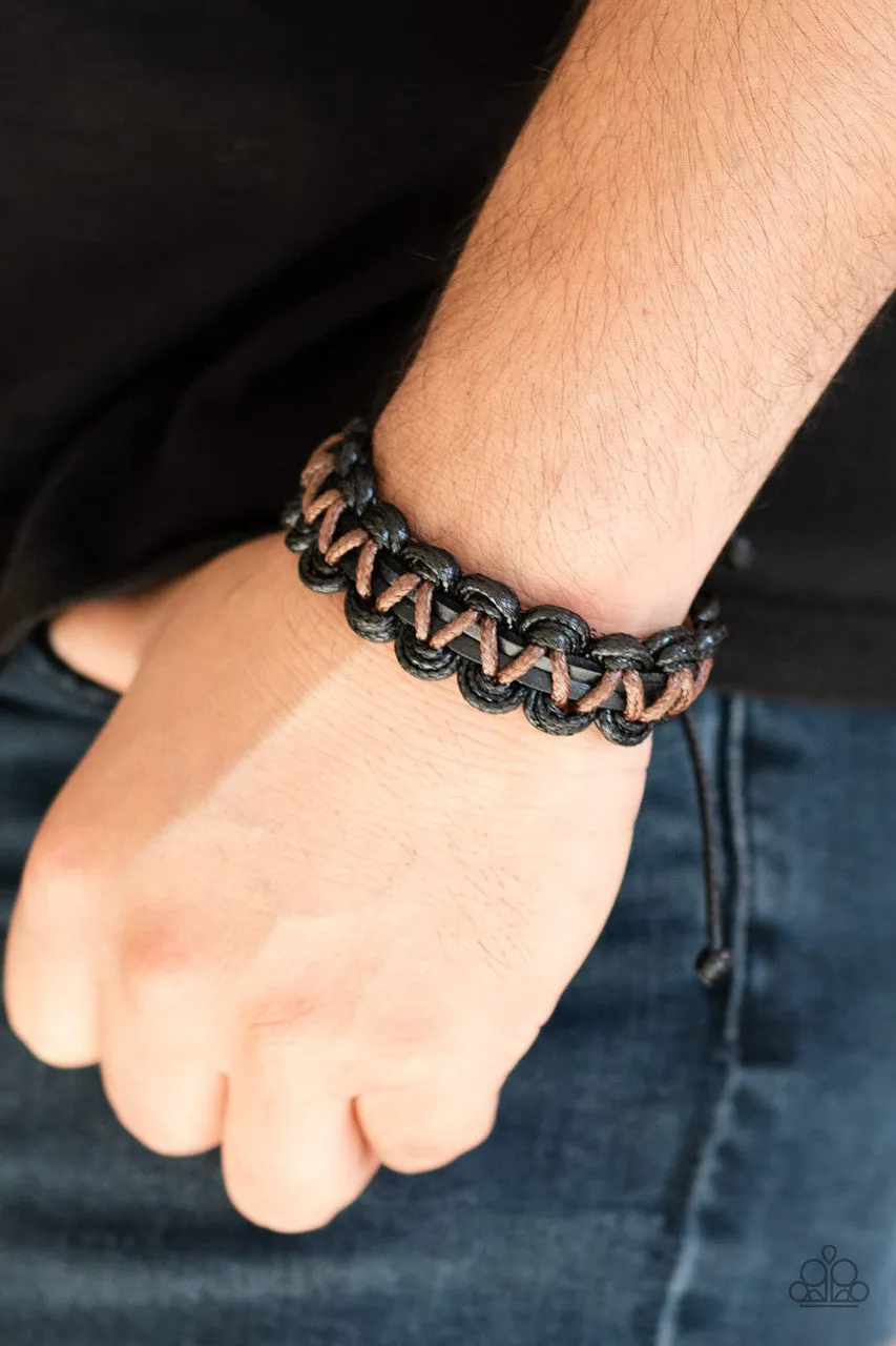 WEAVE It at That Black Paparazzi Bracelet
