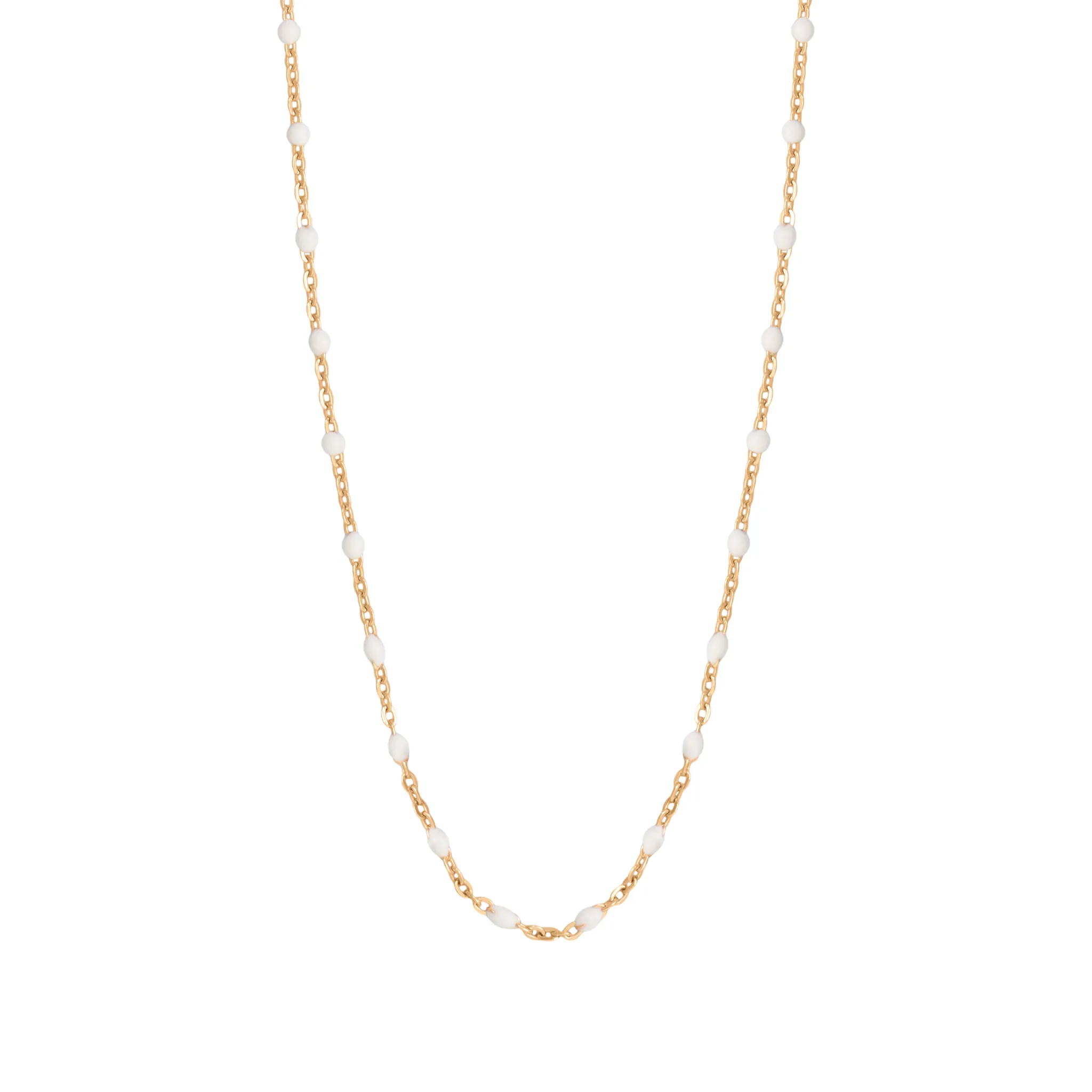White Beaded Necklace