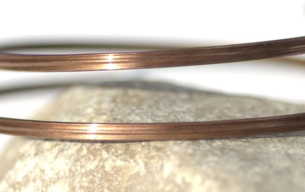 Wire Pattern Stock Shank 2.2mm Textured Metal Wire - Rings Bracelets Pendants Metalwork Variety Metals