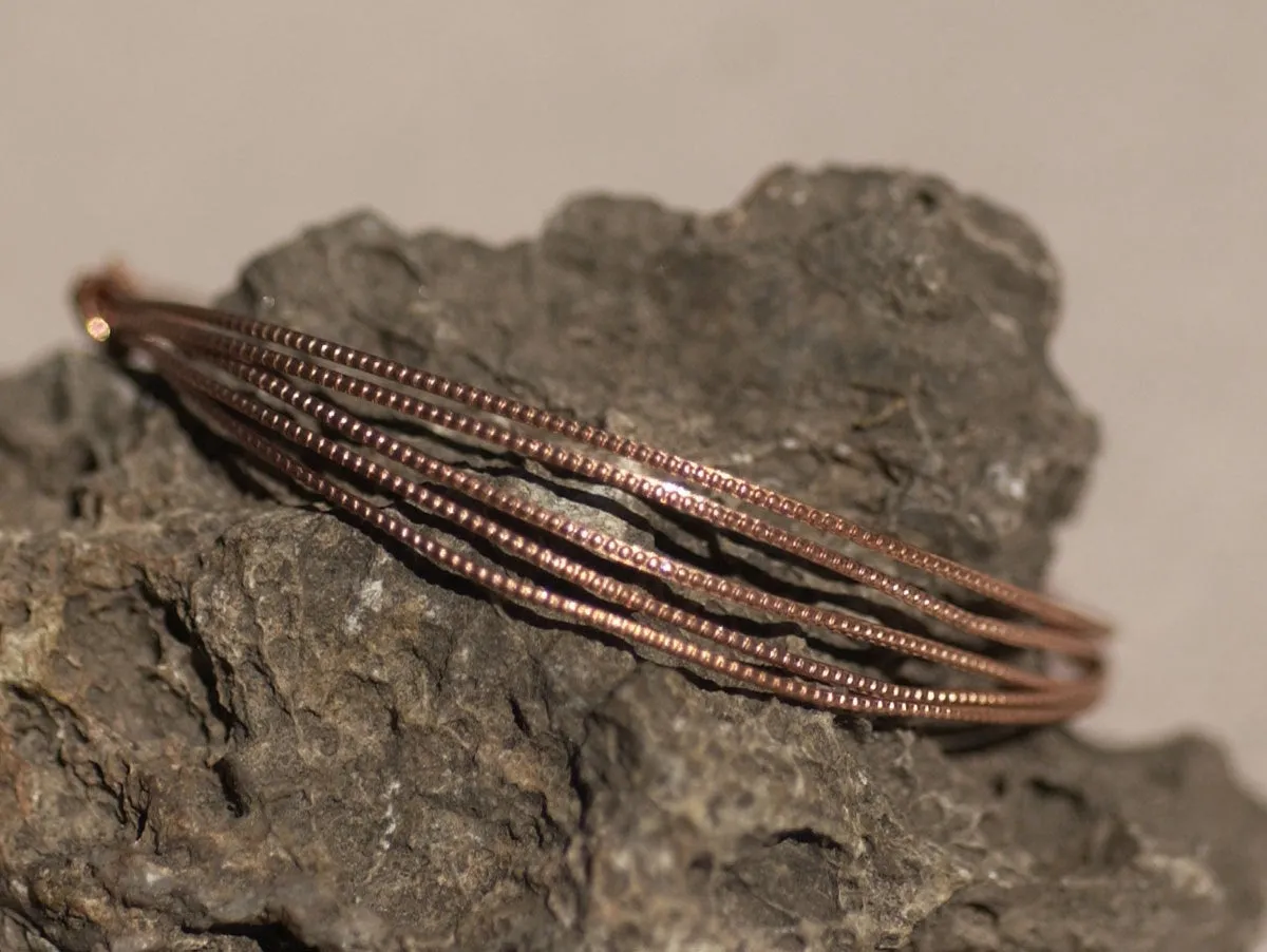 Wire Pattern Stock Shank .83mm Textured Metal Wire - Rings Bracelets Pendants Metalwork Variety Metals
