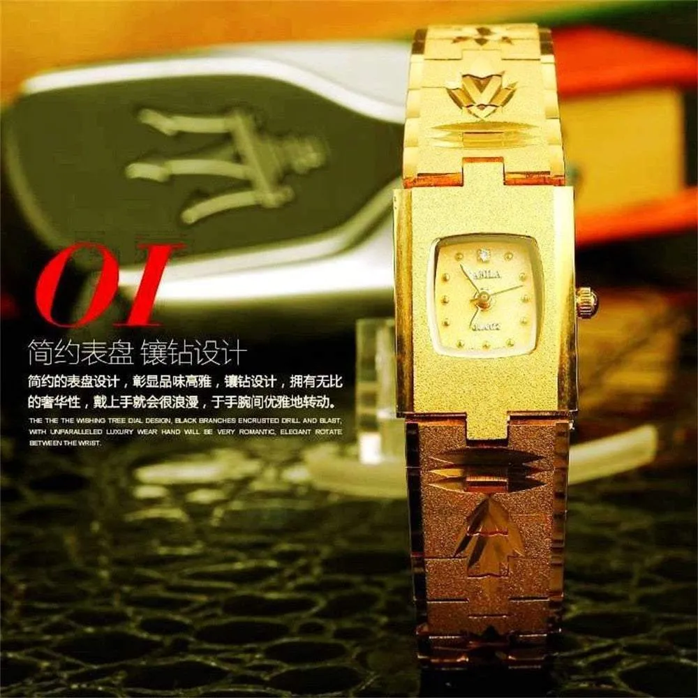 Women's Watches 24K Gold Watches Inlaid With Diamonds