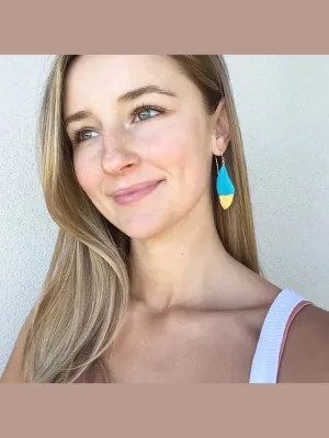x6 Hand Painted Feather Earring Mix