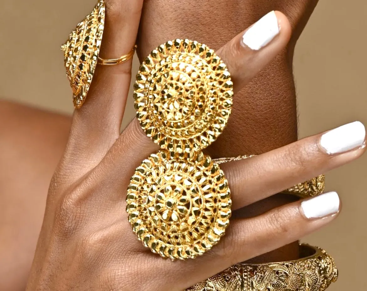 ZAINAB OVERSIZED RINGS(ADJUSTABLE)