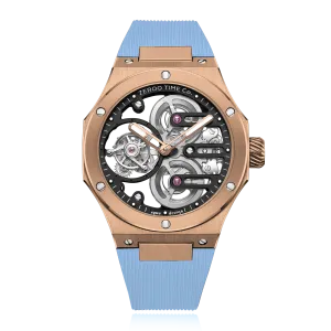 ZEROO T8 THE ORION FULL SKELETON TOURBILLONMANUAL TOURBILLON WATCH FOR GENTS - ZT008RBLB