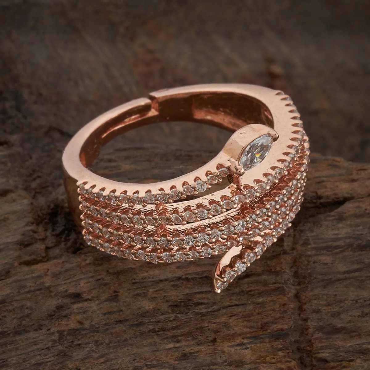 Zircon Finger Ring 163981