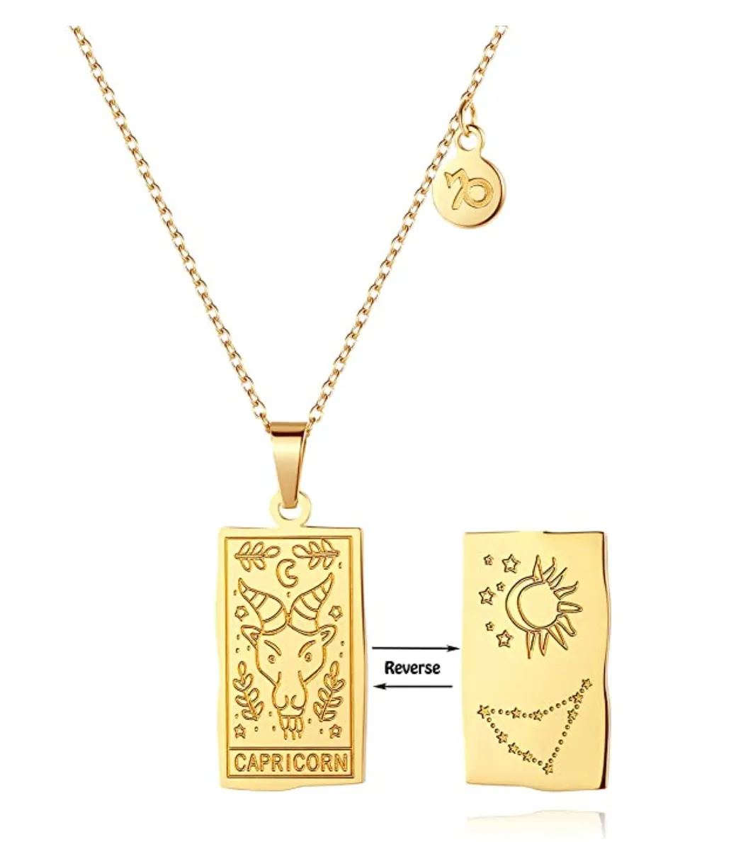 Zodiac double sided necklaces (Select your sign)