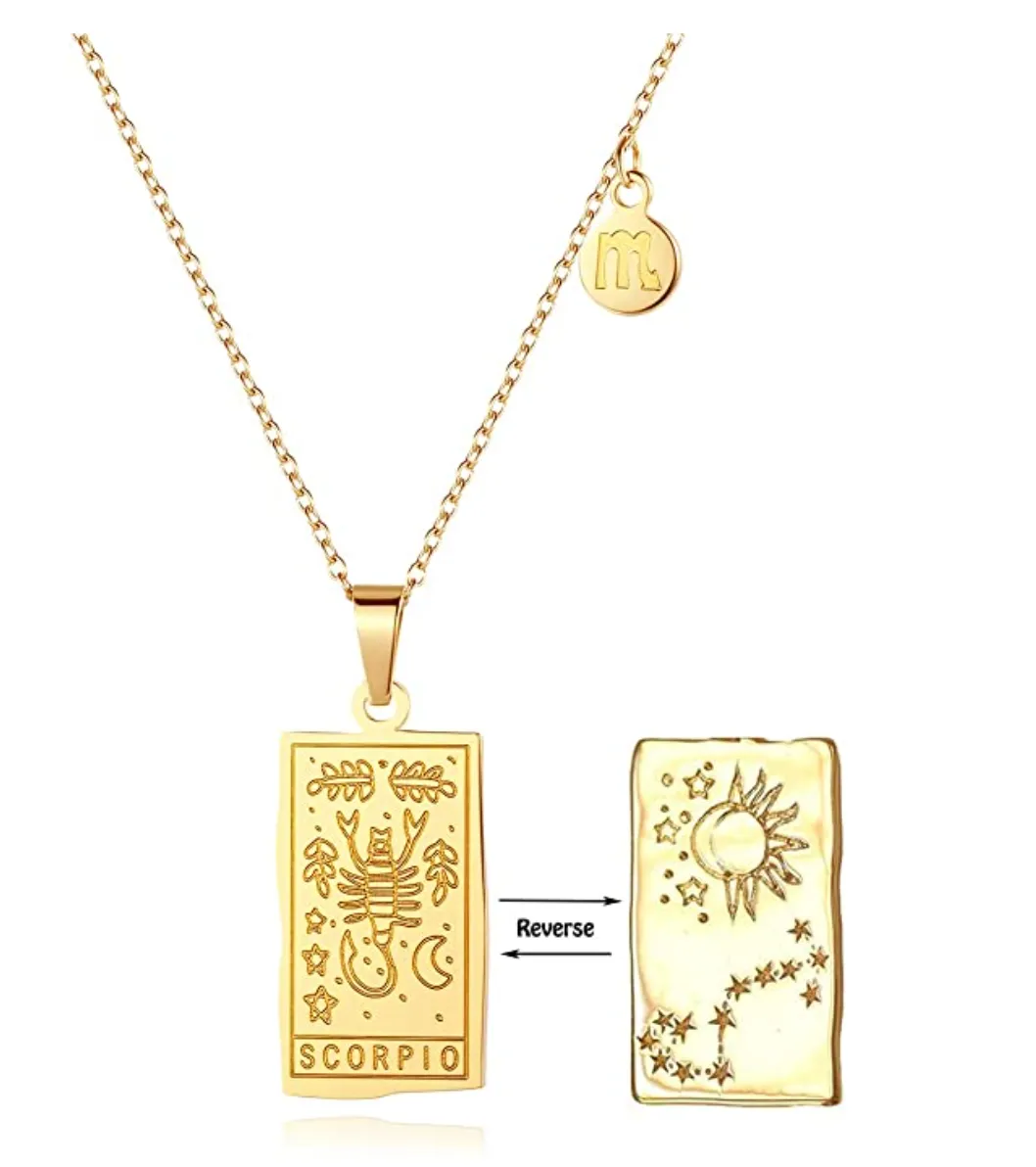 Zodiac double sided necklaces (Select your sign)