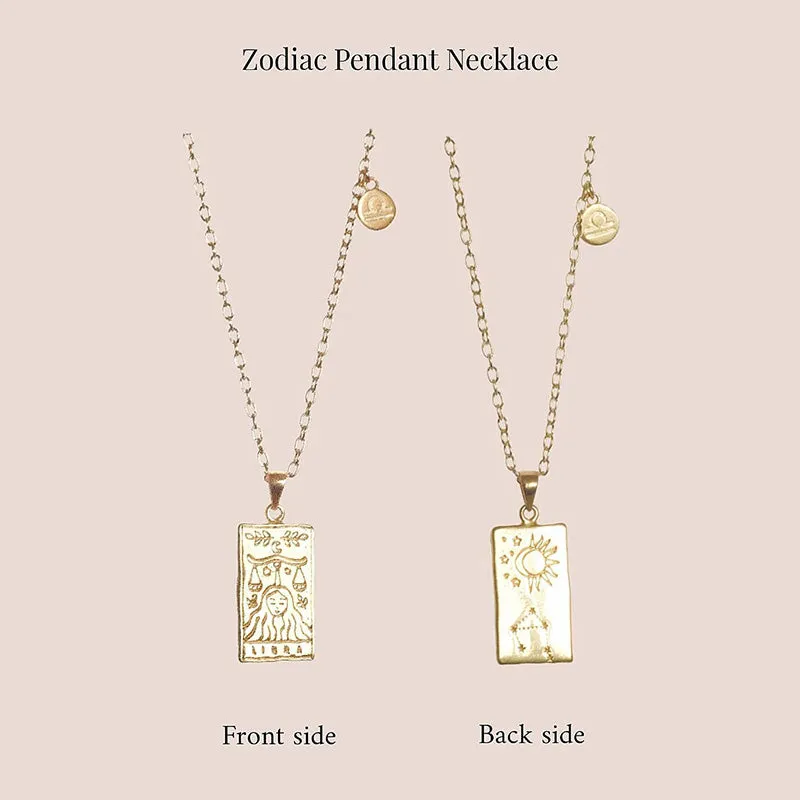 Zodiac double sided necklaces (Select your sign)