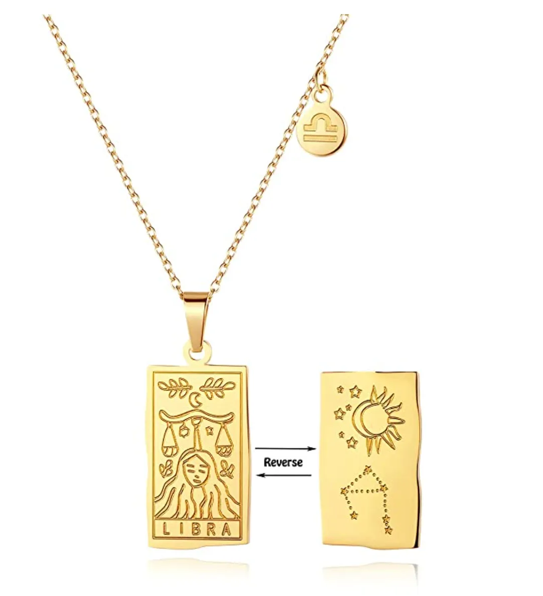 Zodiac double sided necklaces (Select your sign)