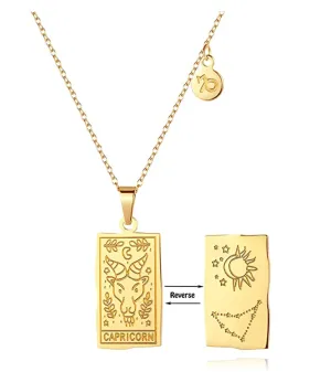 Zodiac double sided necklaces (Select your sign)