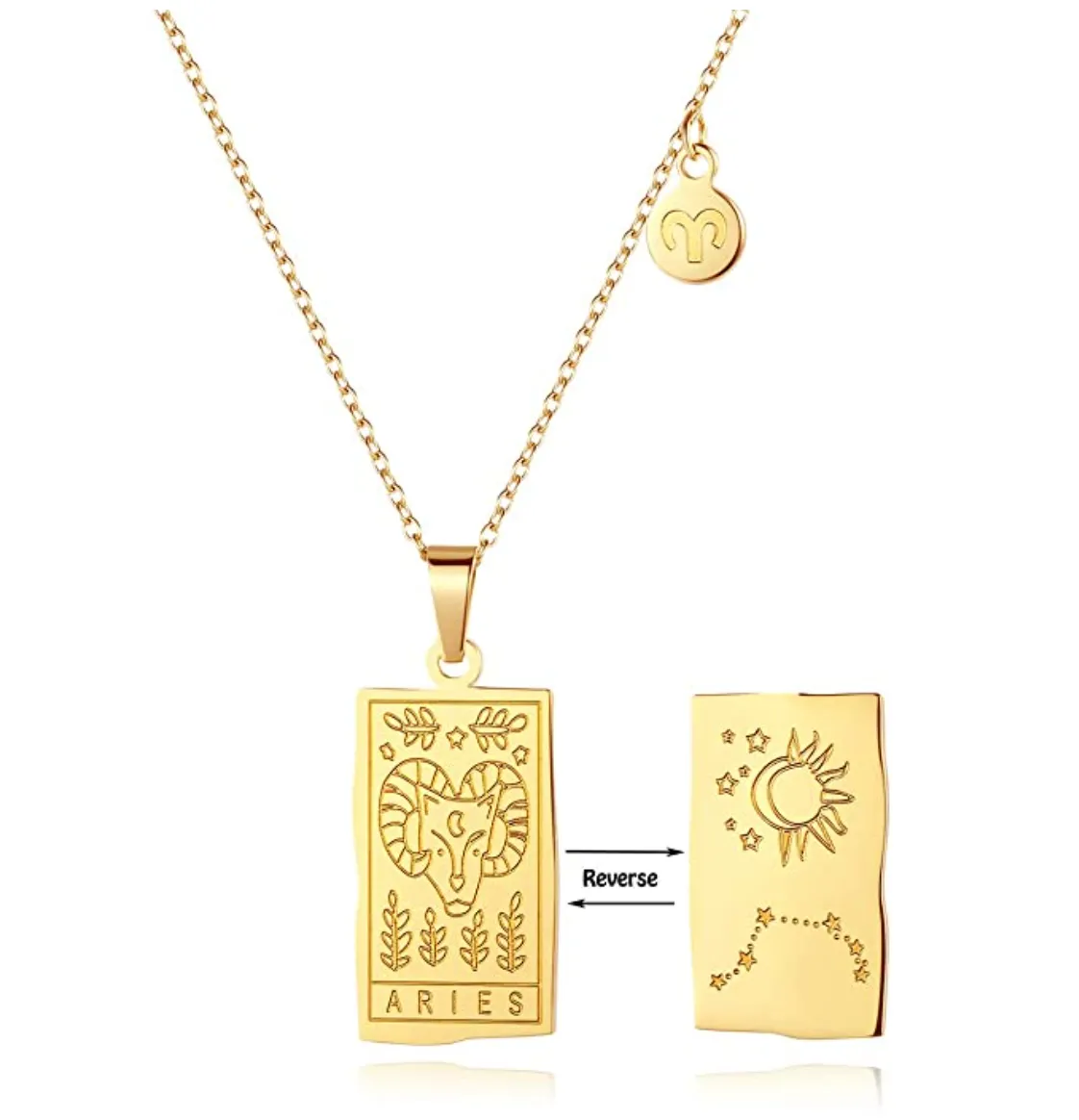 Zodiac double sided necklaces (Select your sign)